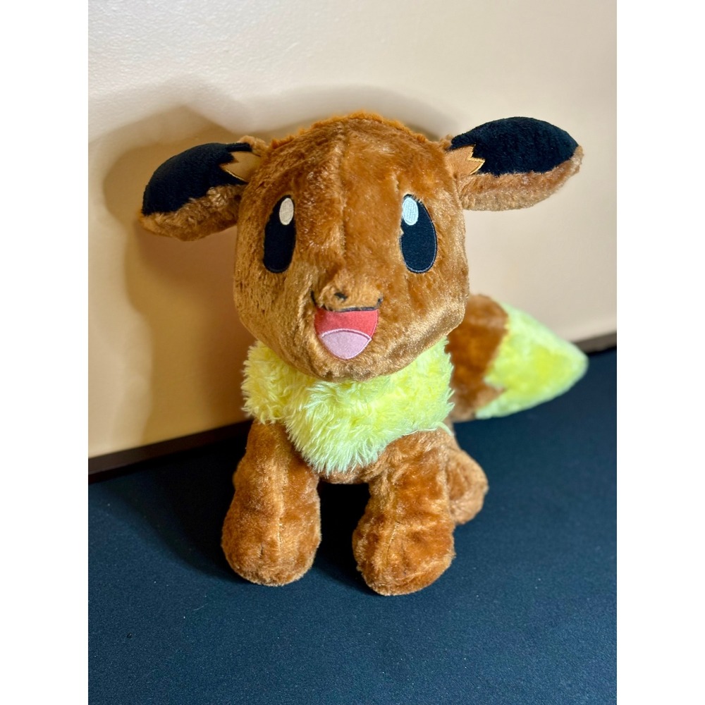 Build-A-Bear Pokemon Eevee Plush with Poké Ball Hooded Sleeper Outfit 2017